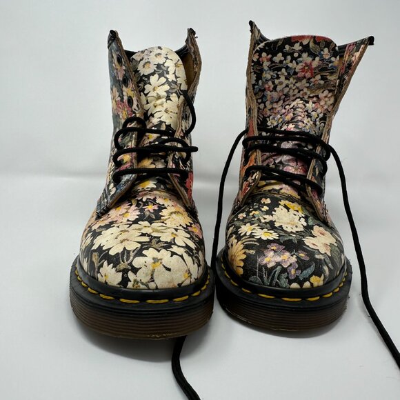 Dr. Martens 1460 Pascal Vintage Bouquet Floral Boots‎ – UK 3 / US Women’s 5 - Picture 8 of 15